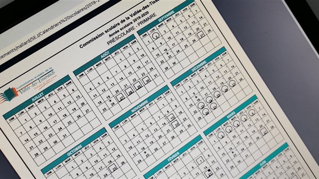 Ajout de congés pédagogiques: chaque direction d'école pourra choisir indique le CCSVT 