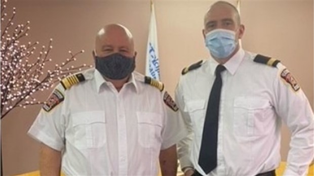 Un fils remplace son père à la tête du Service incendie de Saint-Étienne-de-Beauharnois 