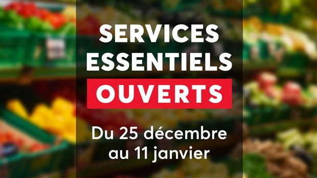 RAPPEL: Ouverts ou fermés pendant la période des fêtes? 