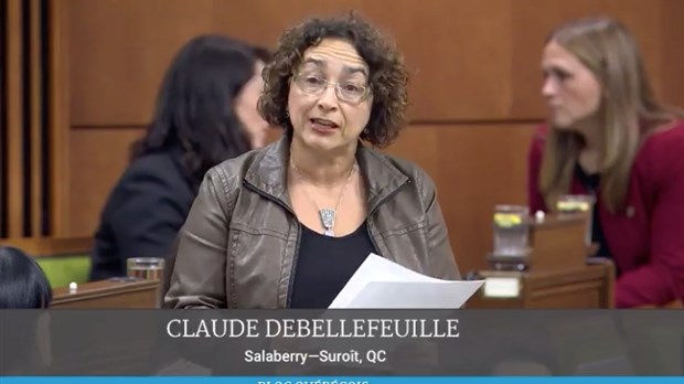 Claude DeBellefeuille salue l'héroïsme d'un étudiant du Collège de Valleyfield à Ottawa
