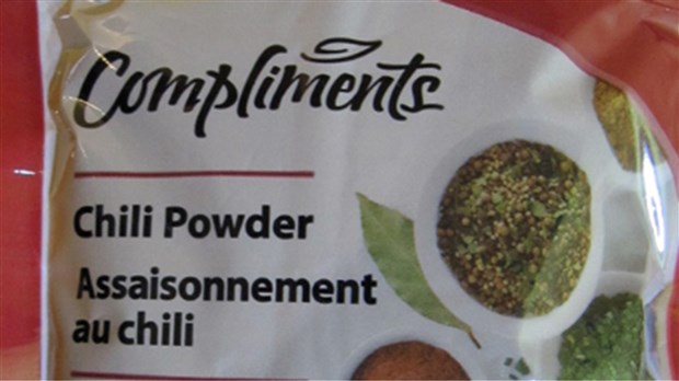 Rappel d’assaisonnement au chili de marque Compliments 