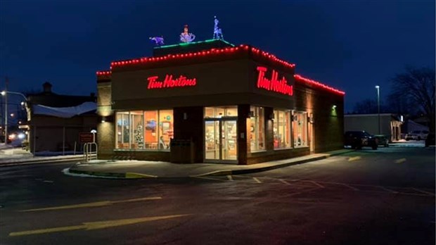 Fermeture temporaire du Tim Hortons de Beauharnois 