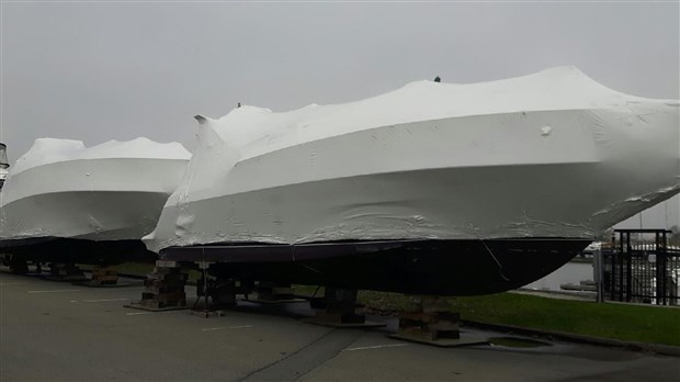 Pellicules de plastique pour l'entreposage de bateaux: acceptées aux écocentres régionaux 