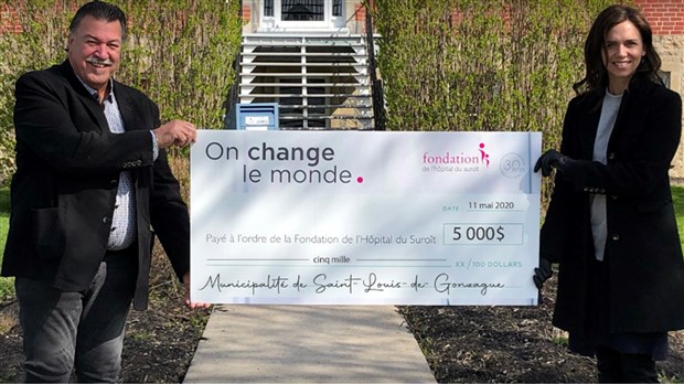Saint-Louis-de-Gonzague: municipalité généreuse envers une cause d'ici 