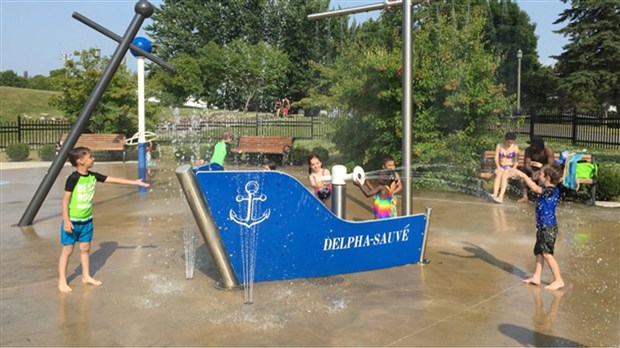 Ouverture temporaire des jeux d'eau en cette période de chaleur accablante 