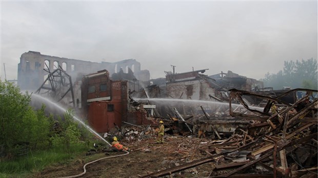 Nouvelle intervention des pompiers à l’usine Spexel de Beauharnois 