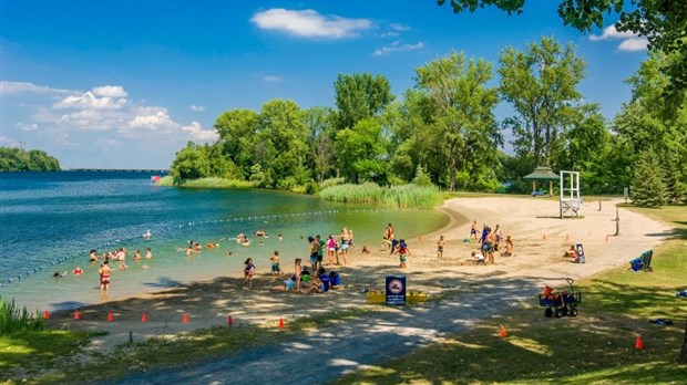 Accès restreint à la plage de Salaberry-de-Valleyfield 
