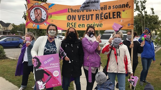 Grève générale illimitée des services éducatifs en milieu familial du Suroît