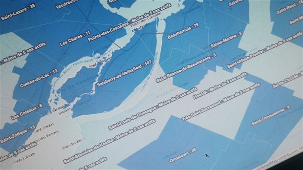 Plus de 100 cas actifs à Salaberry-de-Valleyfield 