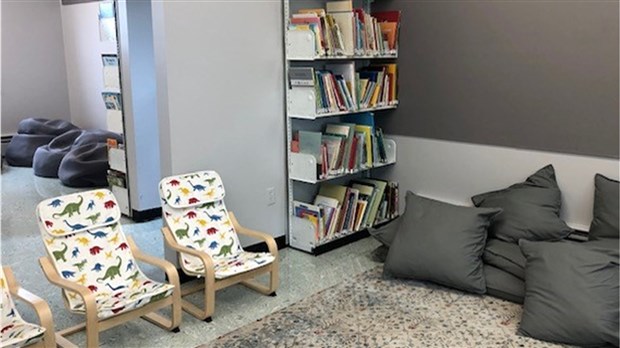 Inauguration d'une nouvelle bibliothèque à l'école primaire Saint-Paul de Beauharnois 