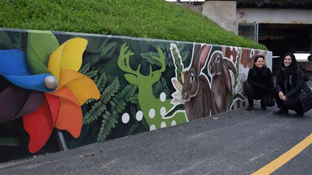 Une seconde murale emblématique voit le jour à la Halte des Plaisanciers