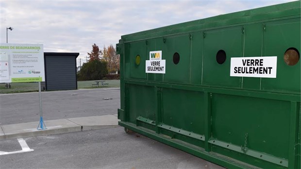 Un dépôt de verre en libre-service maintenant  disponible à Beauharnois