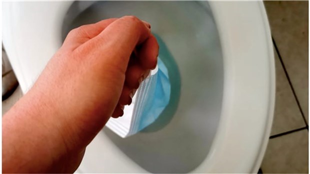 Les toilettes ne sont pas des poubelles 