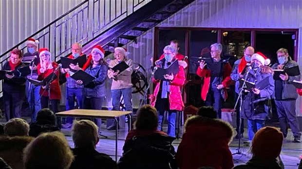Une belle ambiance de Noël cette semaine à Sainte-Martine 