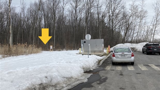 Nouvelle entrée temporaire pour accéder au Bois Robert de Beauharnois 