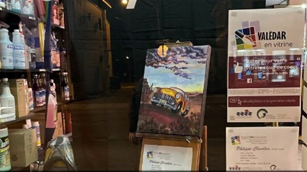 Découvrez Valédar en vitrine au centre-ville de Salaberry-de-Valleyfield 