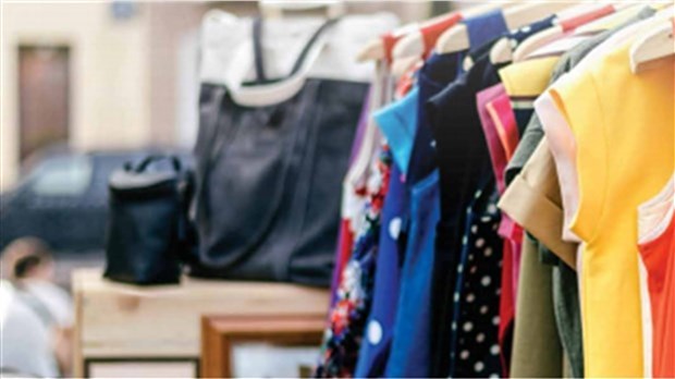 Grande vente de vêtements pour l'été en juin à Saint-Louis-de-Gonzague 