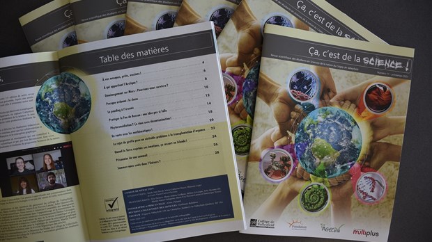 Dévoilement de la 11e revue collégiale Ça, c’est de la science