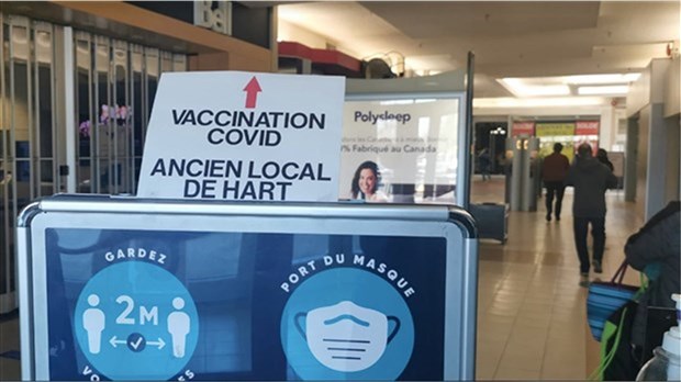 La 2e dose d'AstraZeneca disponible dès aujourd'hui à Salaberry-de-Valleyfield 