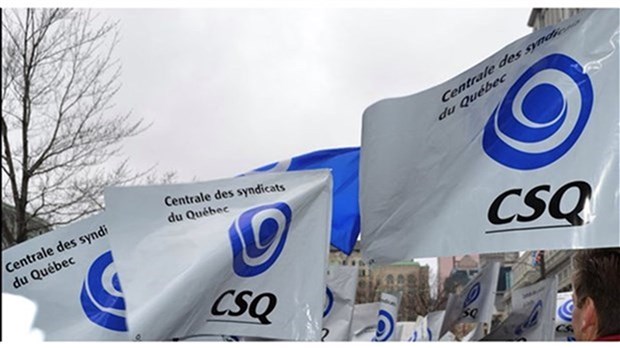 Manifestation devant le bureau de Claude Reid ce jeudi 