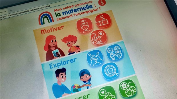 Un nouvel outil  interactif pour les parents d'enfants qui débuteront la maternelle sous peu 