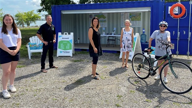 Nouveau poste d'information touristique à Saint-Stanislas-de-Kostka 