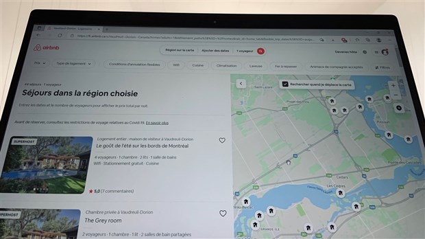 Encore très peu de Airbnb dans la région