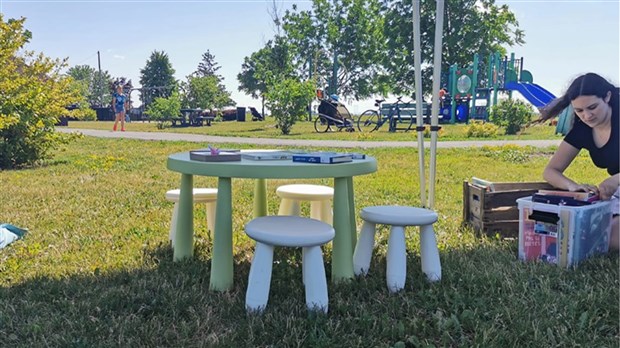 Dernier Club de lecture TD dans un parc ce samedi à Ste-Martine
