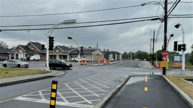 Ouverture du nouveau tronçon sur le boulevard Sainte-Marie