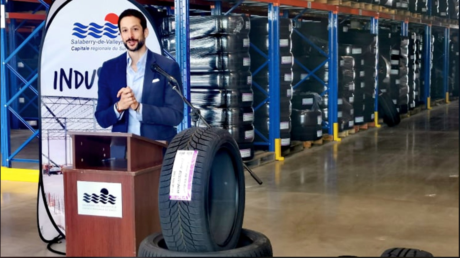 Canada Tire établit son plus grand centre de distribution à Salaberry