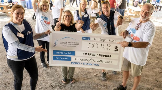 La Maison de soins palliatifs de Vaudreuil-Soulanges amasse plus de 50 000$ 