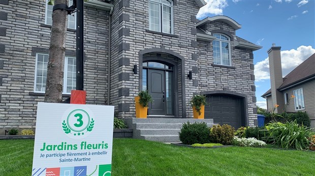 Sainte-Martine couronne les gagnants du Concours Jardins Fleuris 