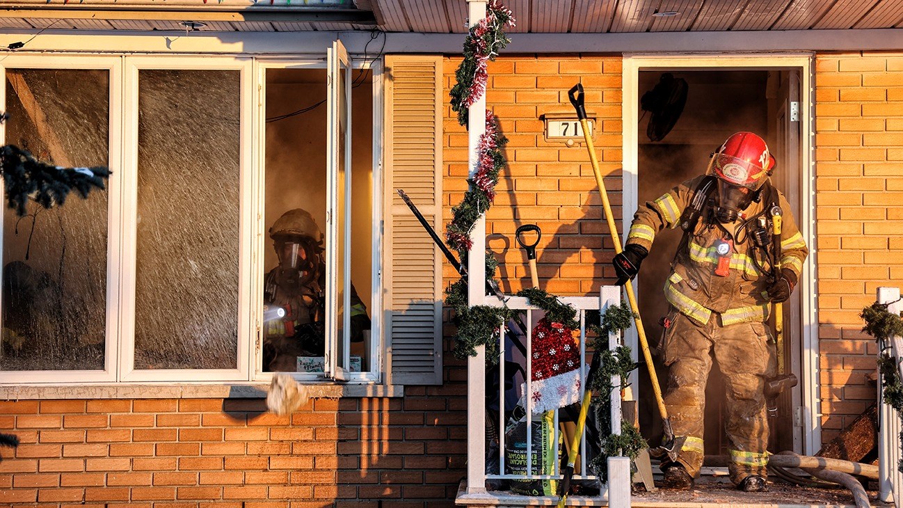 Un feu s’est déclaré dans une maison à SalaberrydeValleyfield ce matin