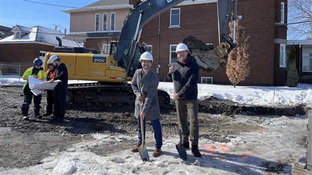 Début des travaux de la future microbrasserie rue Victoria