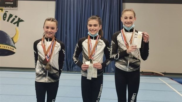 Ariel Gilbert, Maude Veilleux et Kelly Théoret passent directement en finale