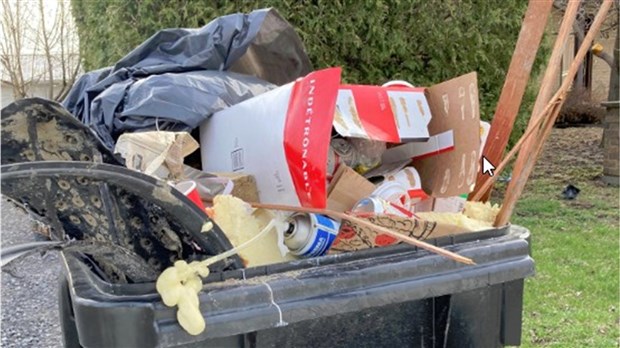 Les poubelles inspectées cet été dans la MRC de Beauharnois-Salaberry