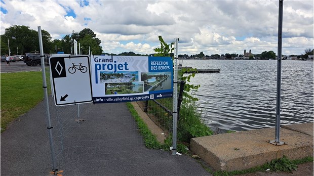 Salaberry-de-Valleyfield emprunte 19,5 M $ pour stabiliser ses berges 