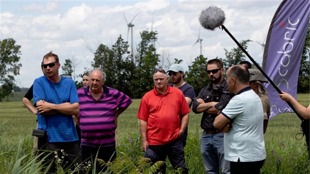 Une visite sur le terrain pour sensibiliser à une saine gestion de l'eau