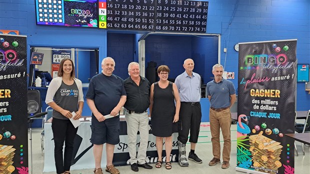 Cinq organismes du Suroît soutenus par Vision Sport-Jeunesse et Bingo Valleyfield